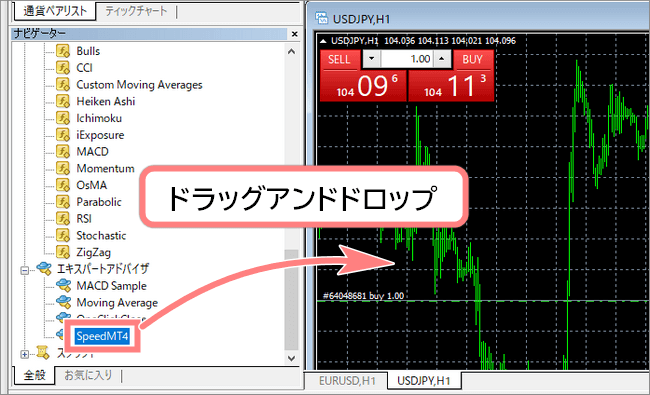 使用したいツールを表示