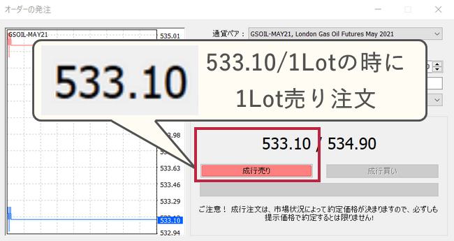 取引手数料実際計算gsoil 
