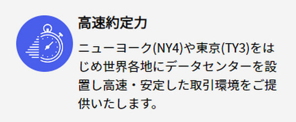 MYFXMarketsの高速約定力