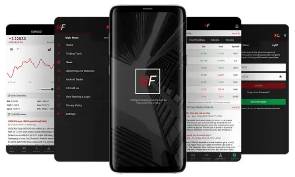 hotforexのモバイルアプリ