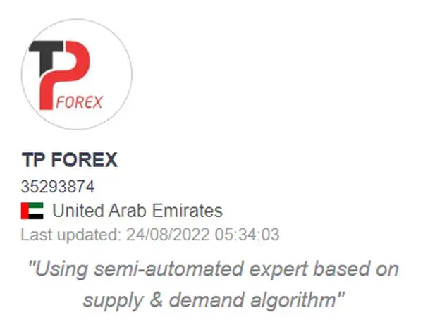 TP FOREXプロフィール
