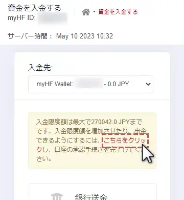 HFM(HotForex)詳細な情報の入力5