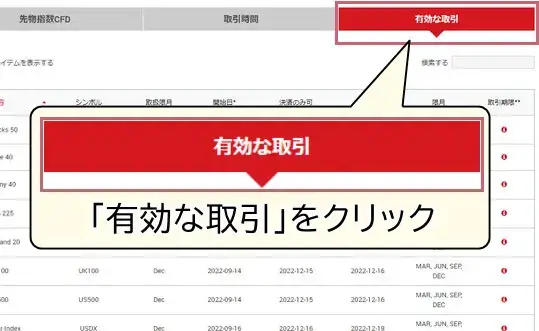 xmダウ公式サイト有効な取引をクリック
