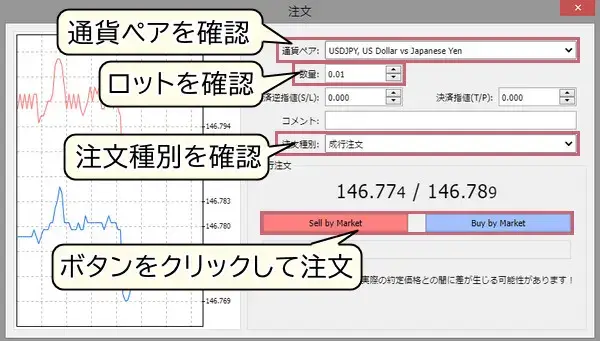 xmウェブトレーダー成行注文2