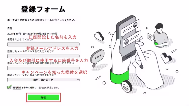 IC Markets30%入金ボーナスを申請