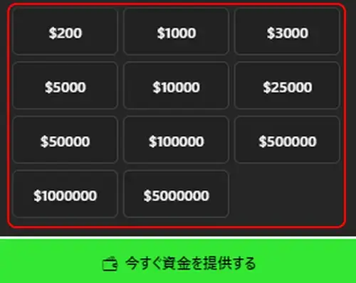 IC Marketsデモ口座の追加入金