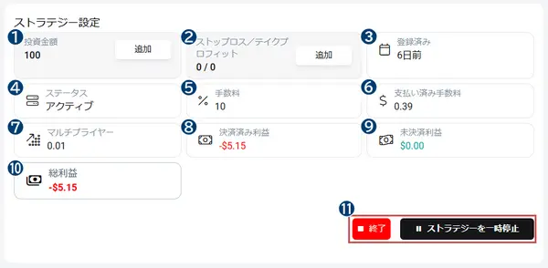 XMコピートレードのストラテジーの設定