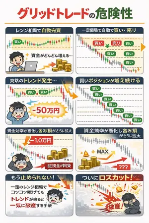 グリッドトレードの危険性