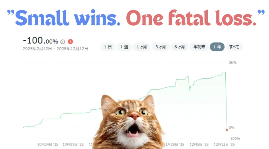 コツコツドカンの例